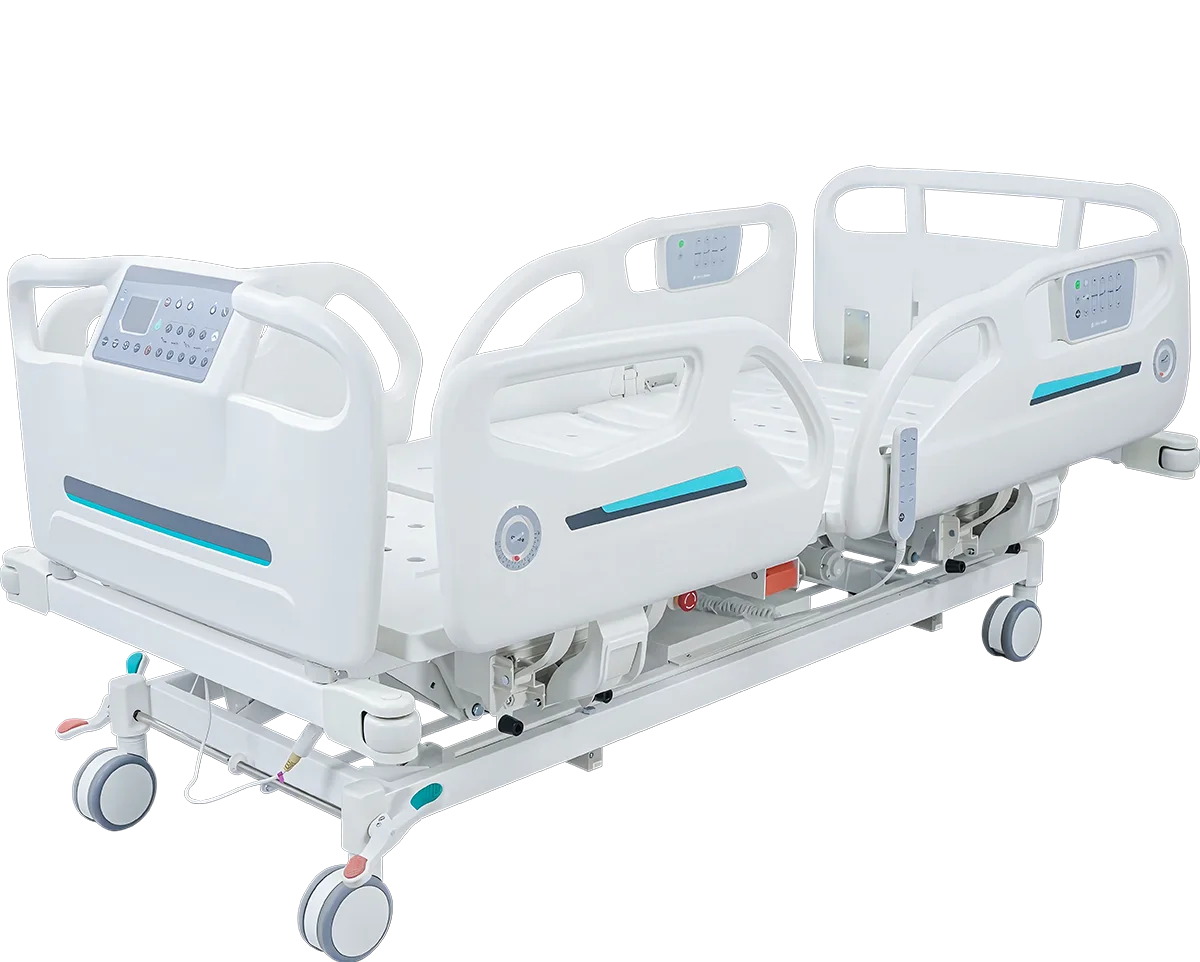 Helios A-Med ICU 5-Function Electric Hospital Bed with Weighing Scale & Jiecang Motor